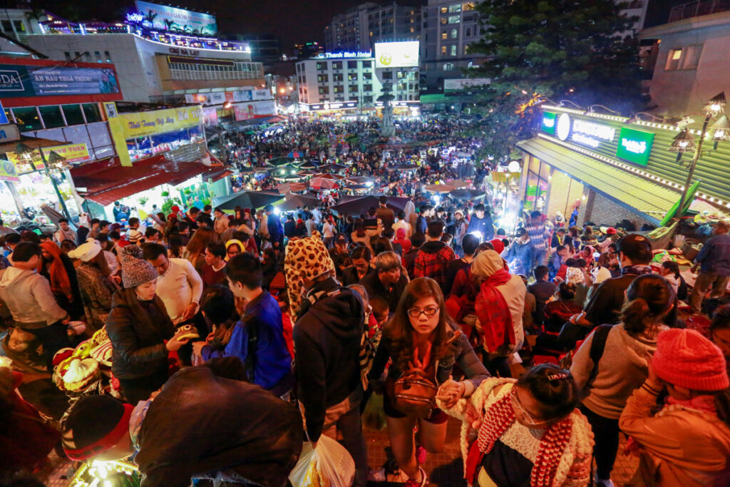 Dalat Night Market can get a bit crowded, but you're here to have fun, right?