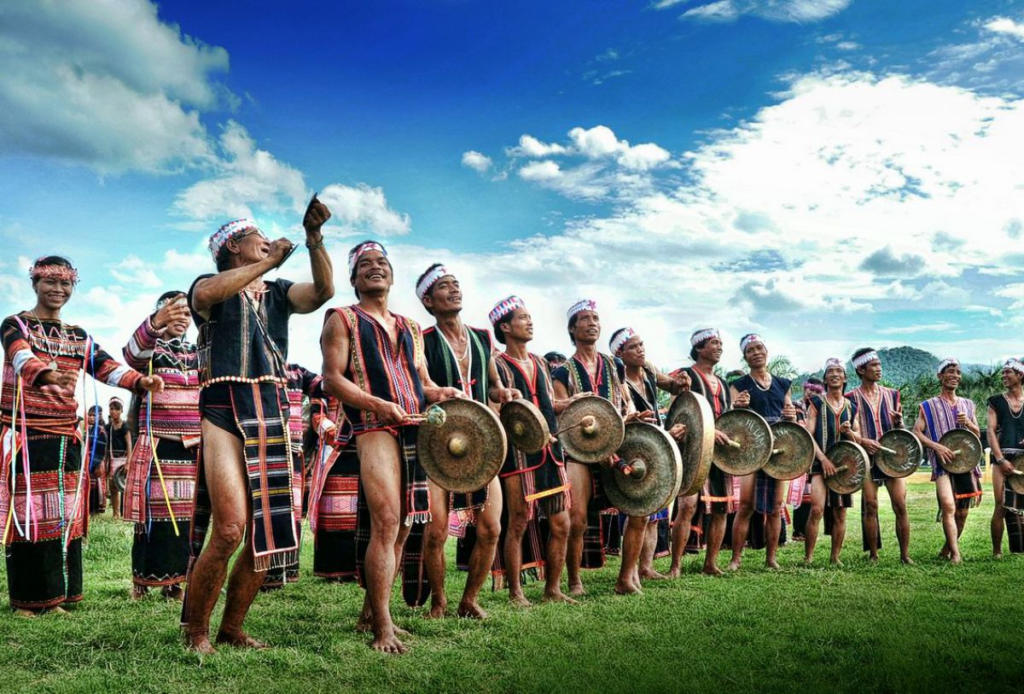 Gong festival - a characteristic of Vietnamese ethnic people