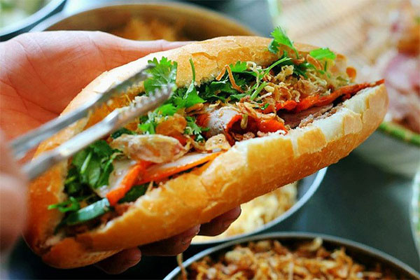 Banh mi represents Saigon culinary culture and shows the unique image of Vietnamese food to friends from all over the world.
